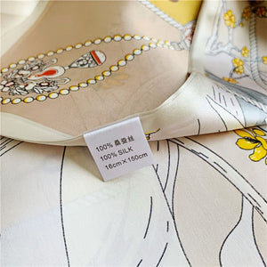 MaraSilk Pure Mulberry Silk Scarf - Ribbon Satin MS743