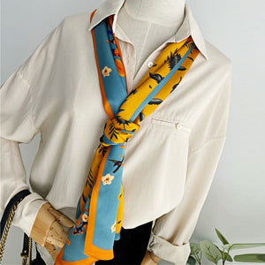 MaraSilk Pure Mulberry Silk Scarf - Ribbon Satin MS744