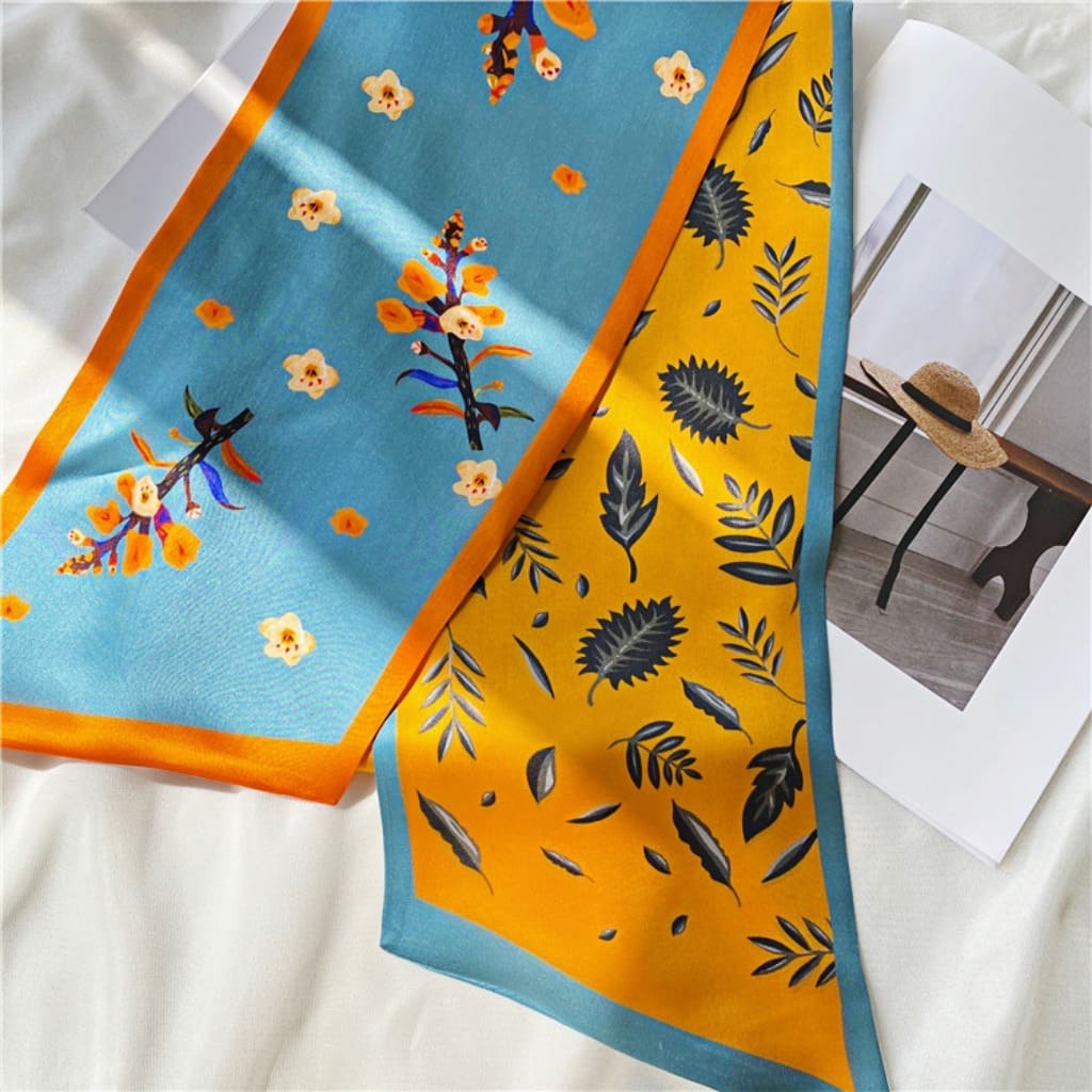 MaraSilk Pure Mulberry Silk Scarf - Ribbon Satin MS744