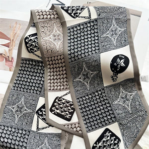 MaraSilk Pure Mulberry Silk Scarf - Ribbon Satin MS745