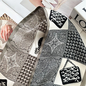 MaraSilk Pure Mulberry Silk Scarf - Ribbon Satin MS745