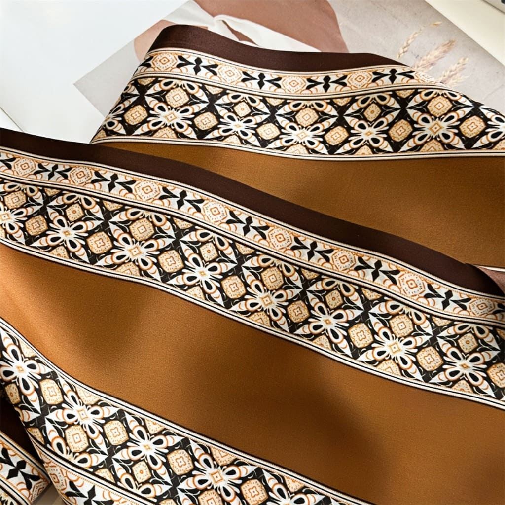 MaraSilk Pure Mulberry Silk Scarf - Ribbon Satin MS746