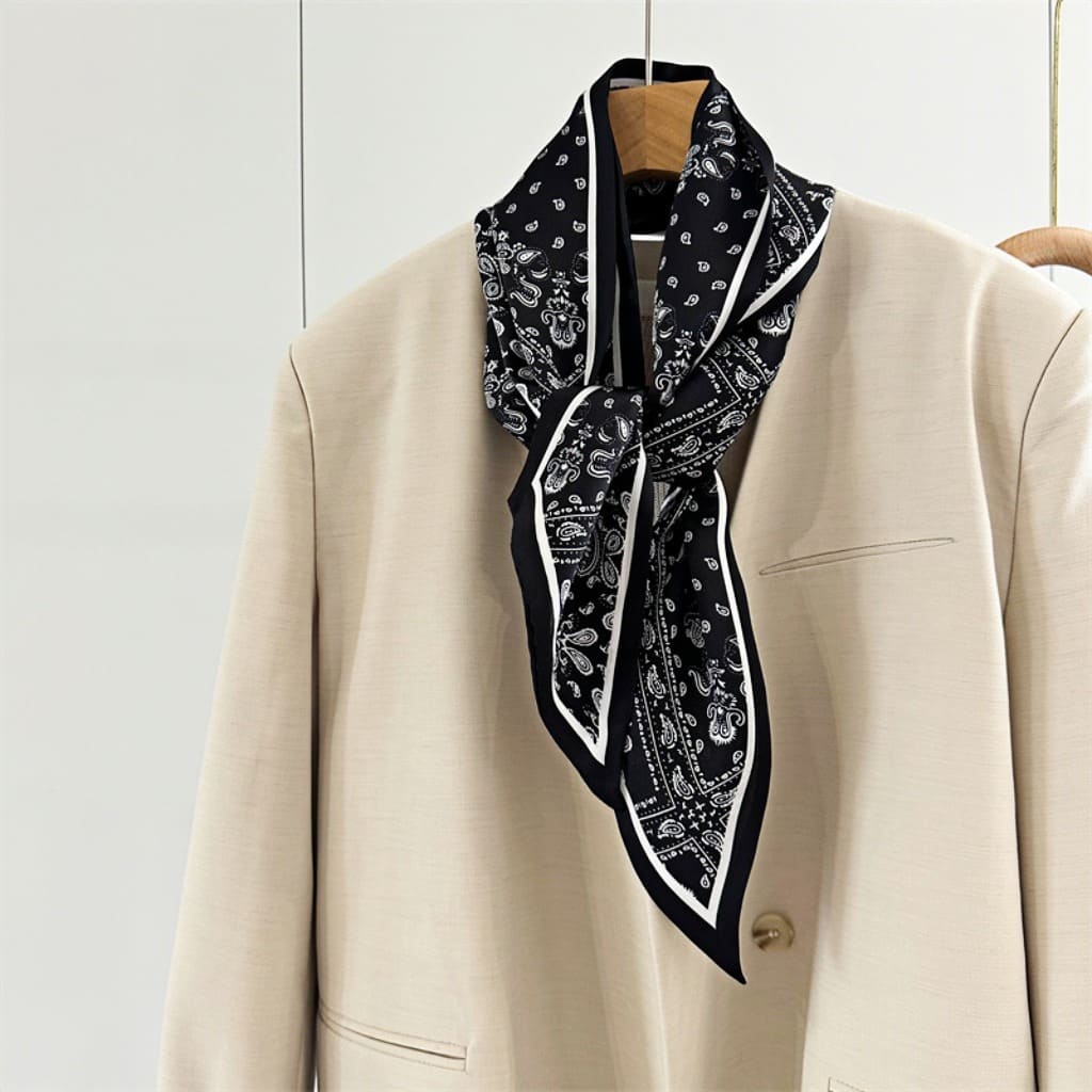 MaraSilk Pure Mulberry Silk Scarf - Ribbon Satin MS747