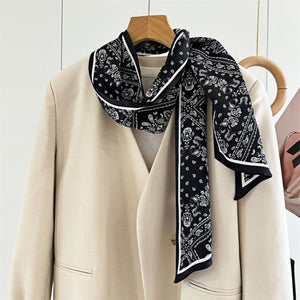 MaraSilk Pure Mulberry Silk Scarf - Ribbon Satin MS747