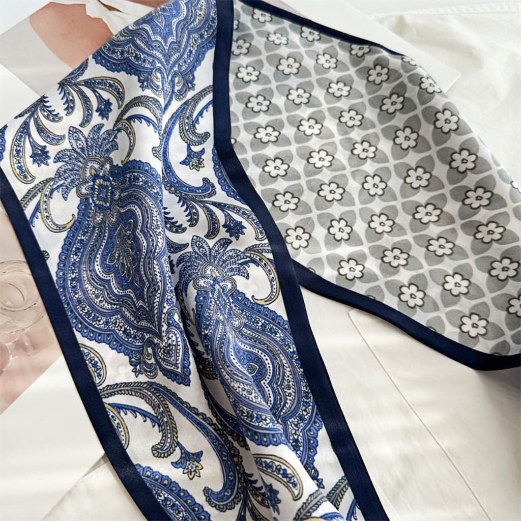 MaraSilk Pure Mulberry Silk Scarf - Ribbon Satin MS748