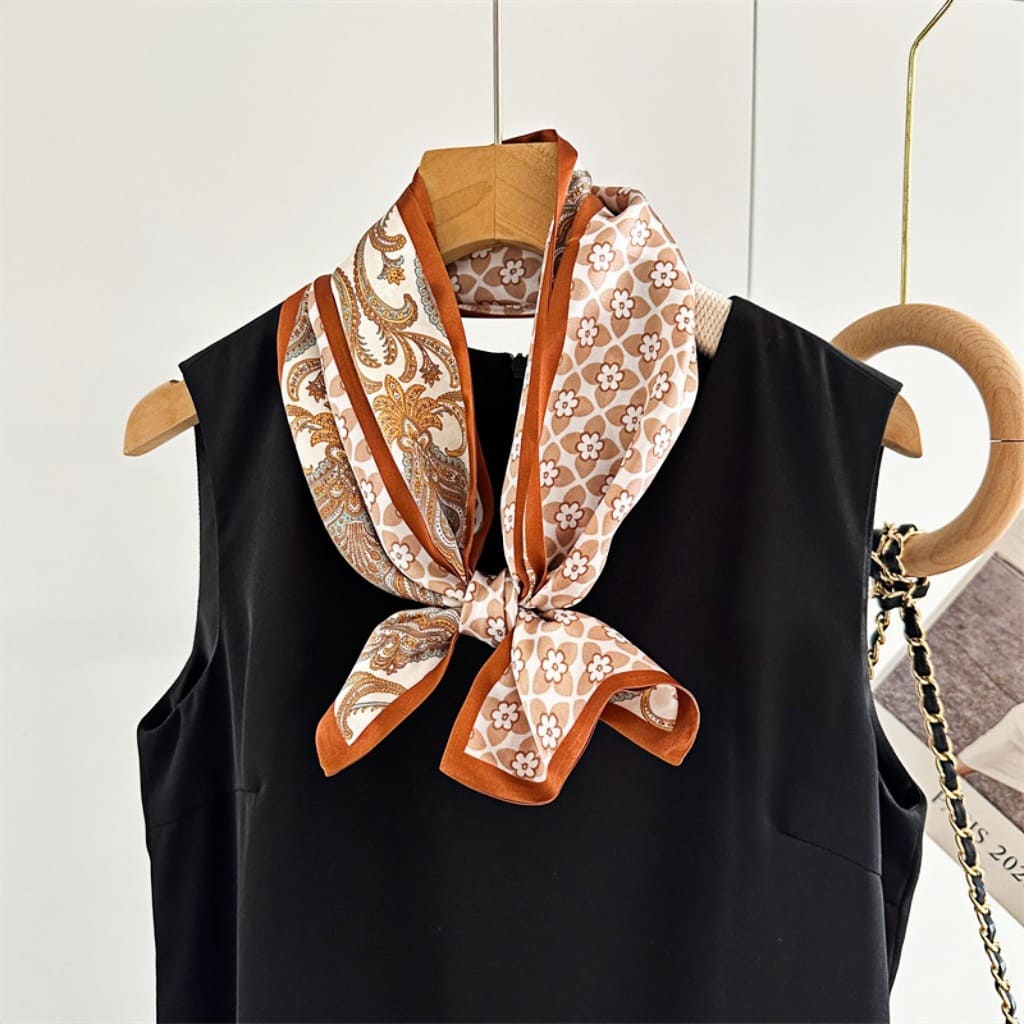 MaraSilk Pure Mulberry Silk Scarf - Ribbon Satin MS748