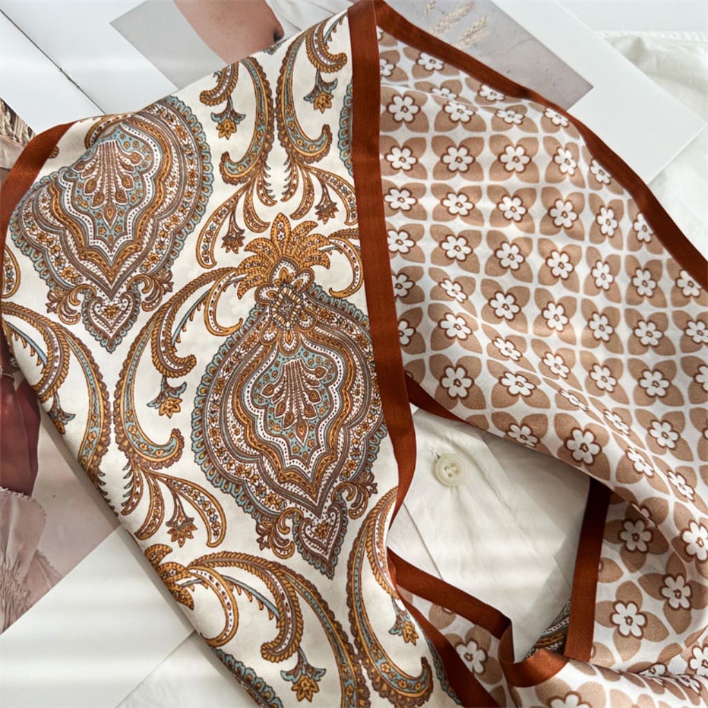 MaraSilk Pure Mulberry Silk Scarf - Ribbon Satin MS748