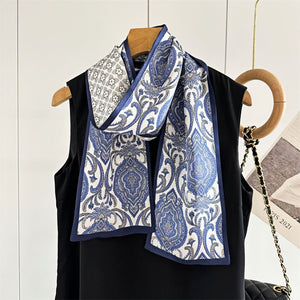 MaraSilk Pure Mulberry Silk Scarf - Ribbon Satin MS748