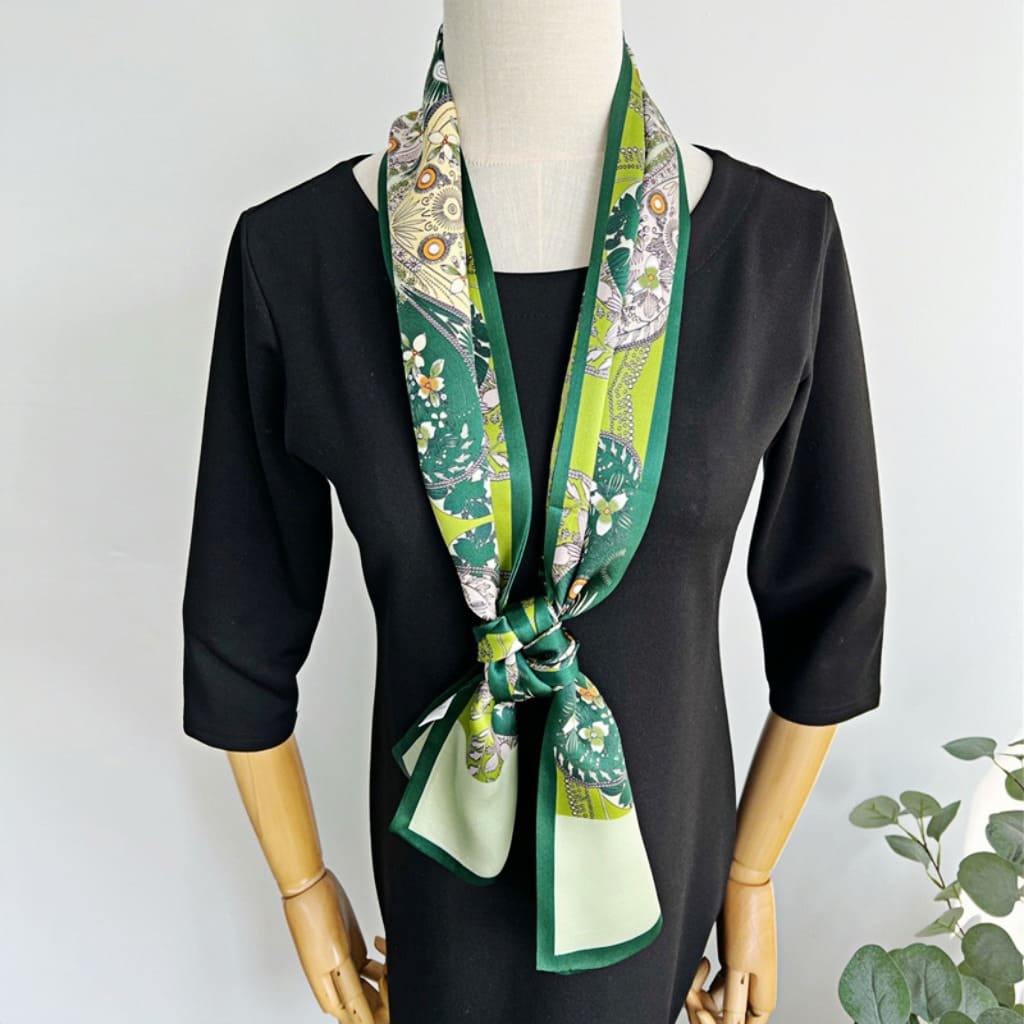 MaraSilk Pure Mulberry Silk Scarf - Ribbon Satin MS749