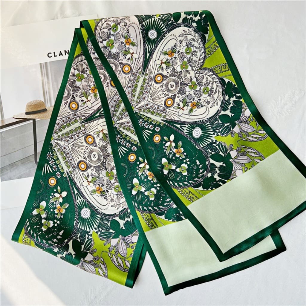 MaraSilk Pure Mulberry Silk Scarf - Ribbon Satin MS749