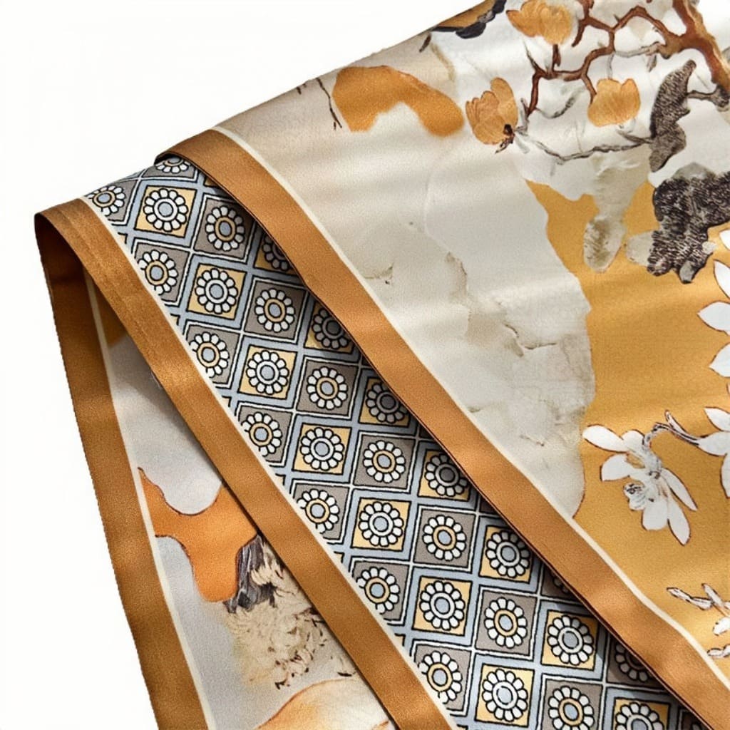 MaraSilk Pure Mulberry Silk Scarf - Ribbon Satin MS751