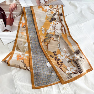 MaraSilk Pure Mulberry Silk Scarf - Ribbon Satin MS751