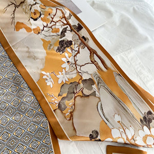 MaraSilk Pure Mulberry Silk Scarf - Ribbon Satin MS751