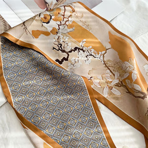 MaraSilk Pure Mulberry Silk Scarf - Ribbon Satin MS751