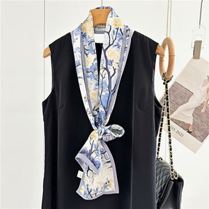 MaraSilk Pure Mulberry Silk Scarf - Ribbon Satin MS752