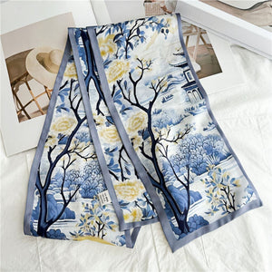 MaraSilk Pure Mulberry Silk Scarf - Ribbon Satin MS752