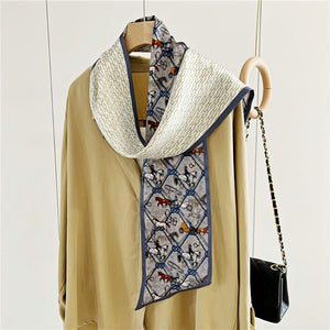 MaraSilk Pure Mulberry Silk Scarf - Ribbon Satin MS753