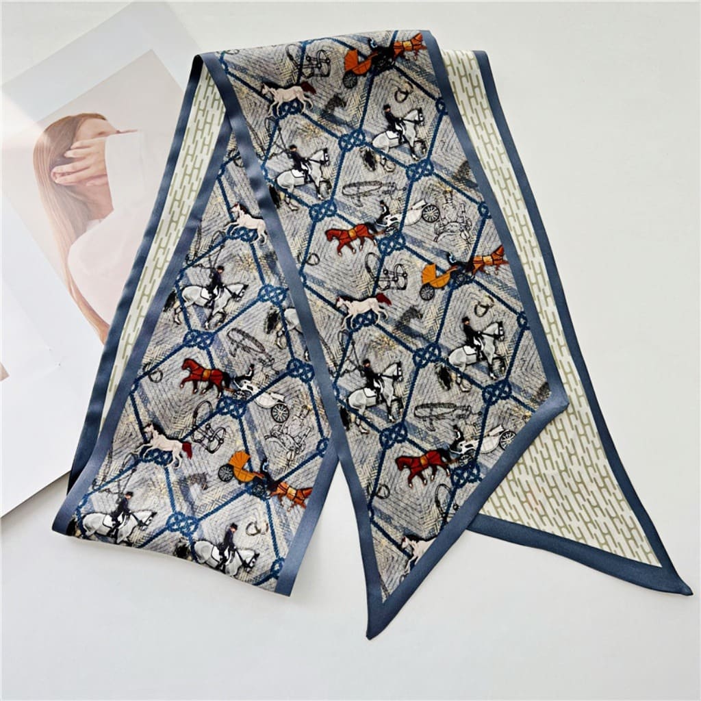 MaraSilk Pure Mulberry Silk Scarf - Ribbon Satin MS753