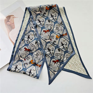 MaraSilk Pure Mulberry Silk Scarf - Ribbon Satin MS753