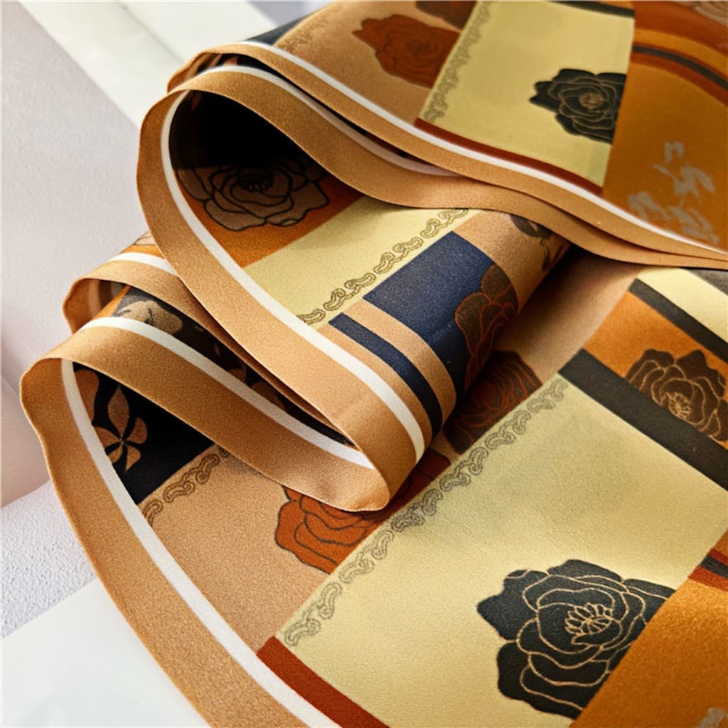 MaraSilk Pure Mulberry Silk Scarf - Ribbon Satin MS754