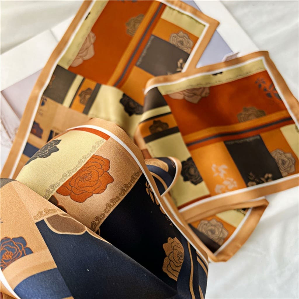 MaraSilk Pure Mulberry Silk Scarf - Ribbon Satin MS754