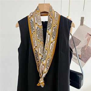 MaraSilk Pure Mulberry Silk Scarf - Ribbon Satin MS756