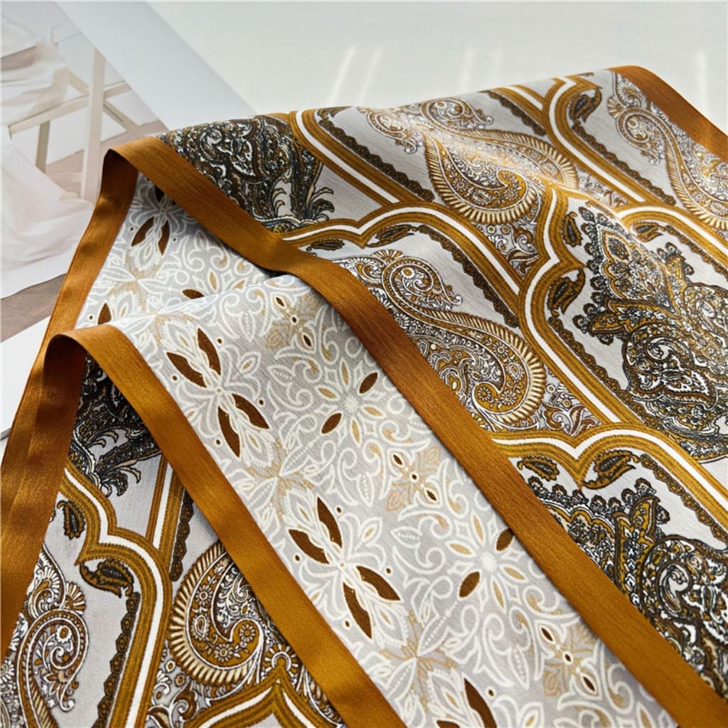 MaraSilk Pure Mulberry Silk Scarf - Ribbon Satin MS756