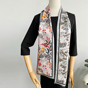 MaraSilk Pure Mulberry Silk Scarf - Ribbon Satin MS757