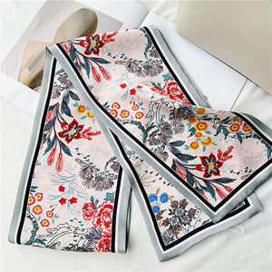 MaraSilk Pure Mulberry Silk Scarf - Ribbon Satin MS757 59" x 6" MS75701