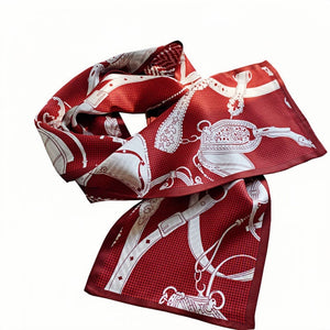 MaraSilk Pure Mulberry Silk Scarf - Ribbon Satin MS758