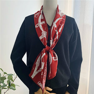 MaraSilk Pure Mulberry Silk Scarf - Ribbon Satin MS758