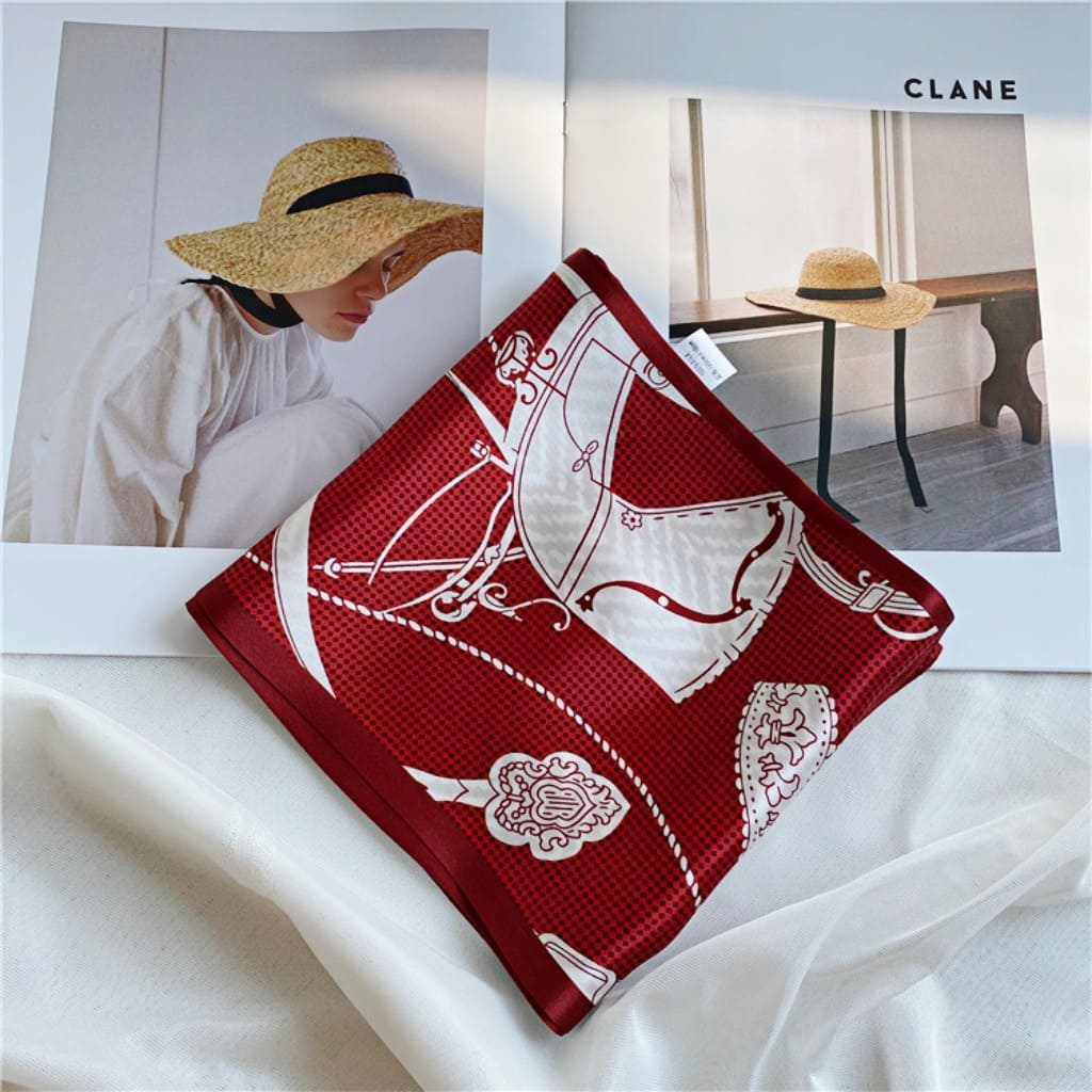 MaraSilk Pure Mulberry Silk Scarf - Ribbon Satin MS758