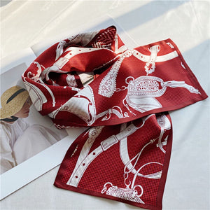 MaraSilk Pure Mulberry Silk Scarf - Ribbon Satin MS758