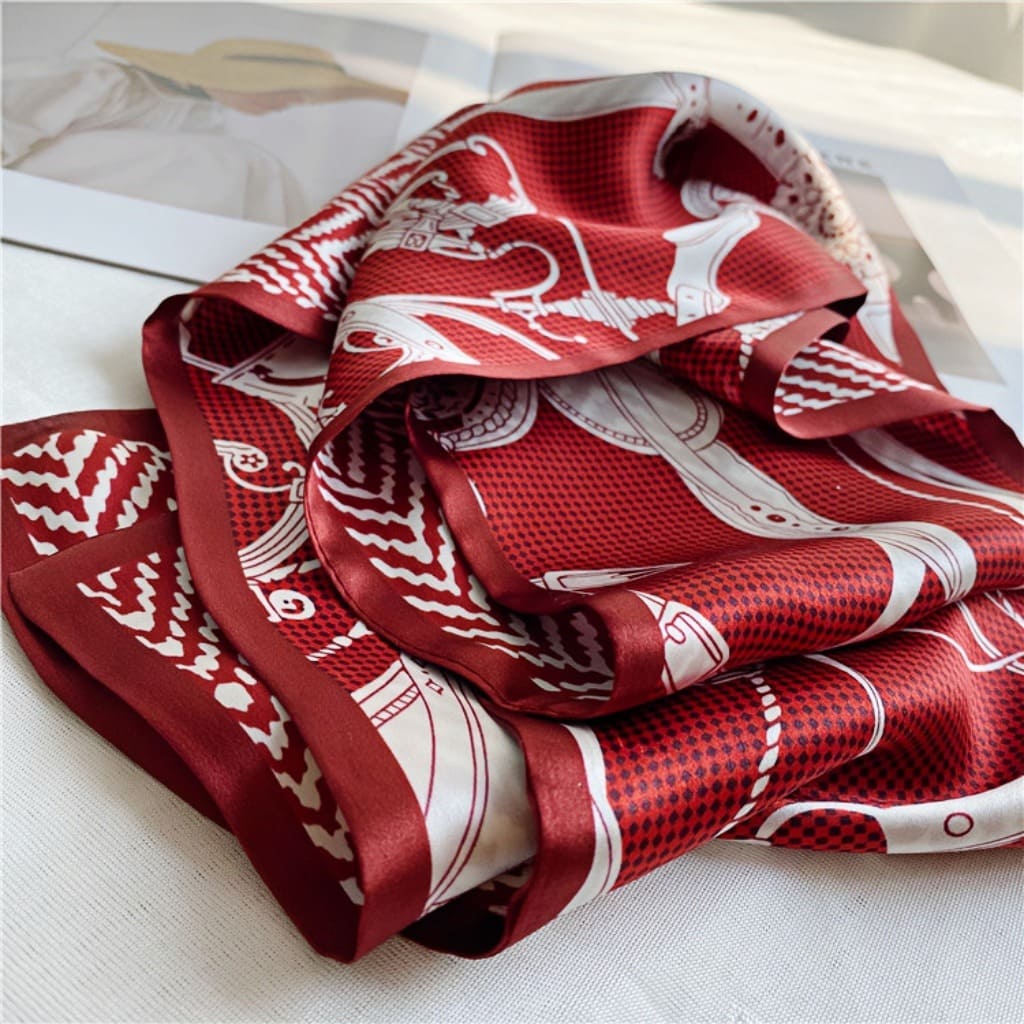 MaraSilk Pure Mulberry Silk Scarf - Ribbon Satin MS758