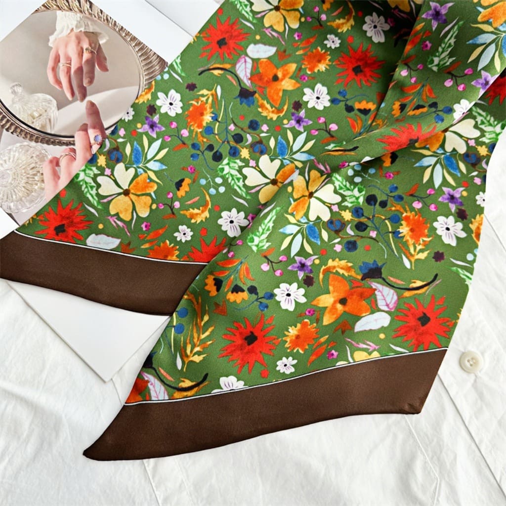 MaraSilk Pure Mulberry Silk Scarf - Ribbon Satin MS759