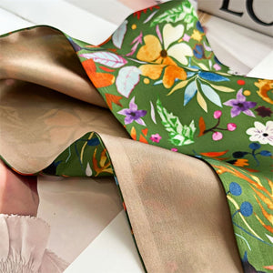 MaraSilk Pure Mulberry Silk Scarf - Ribbon Satin MS759