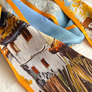 MaraSilk Pure Mulberry Silk Scarf - Ribbon Satin MS761