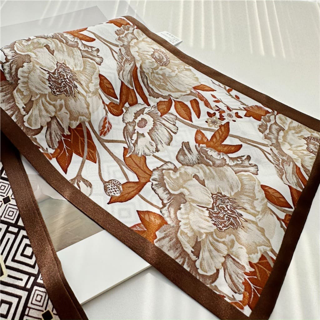 MaraSilk Pure Mulberry Silk Scarf - Ribbon Satin MS763