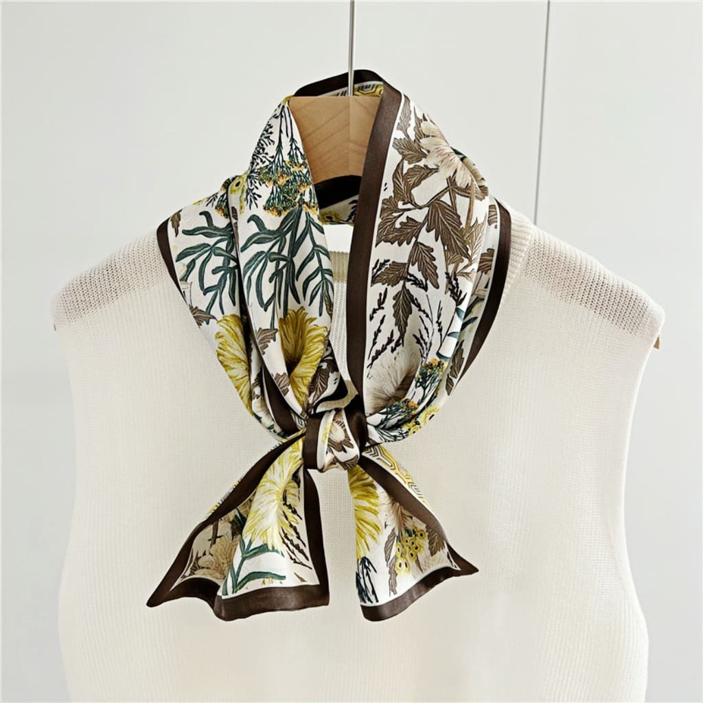 MaraSilk Pure Mulberry Silk Scarf - Ribbon Satin MS764
