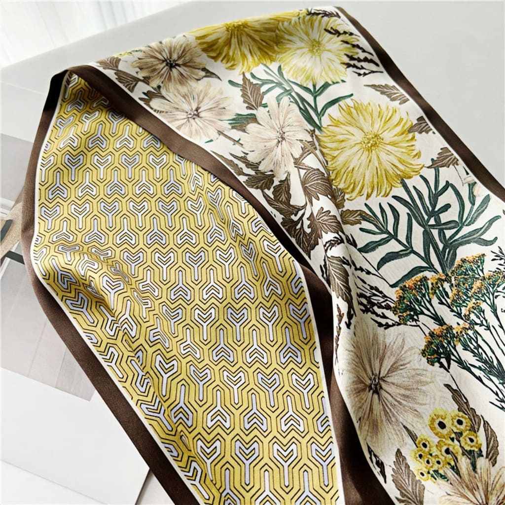 MaraSilk Pure Mulberry Silk Scarf - Ribbon Satin MS764