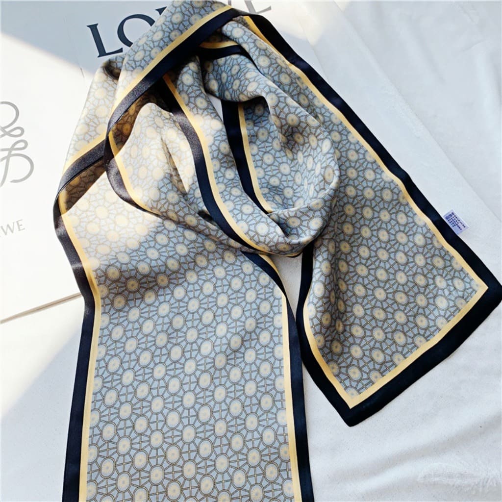 MaraSilk Pure Mulberry Silk Scarf - Ribbon Satin MS766