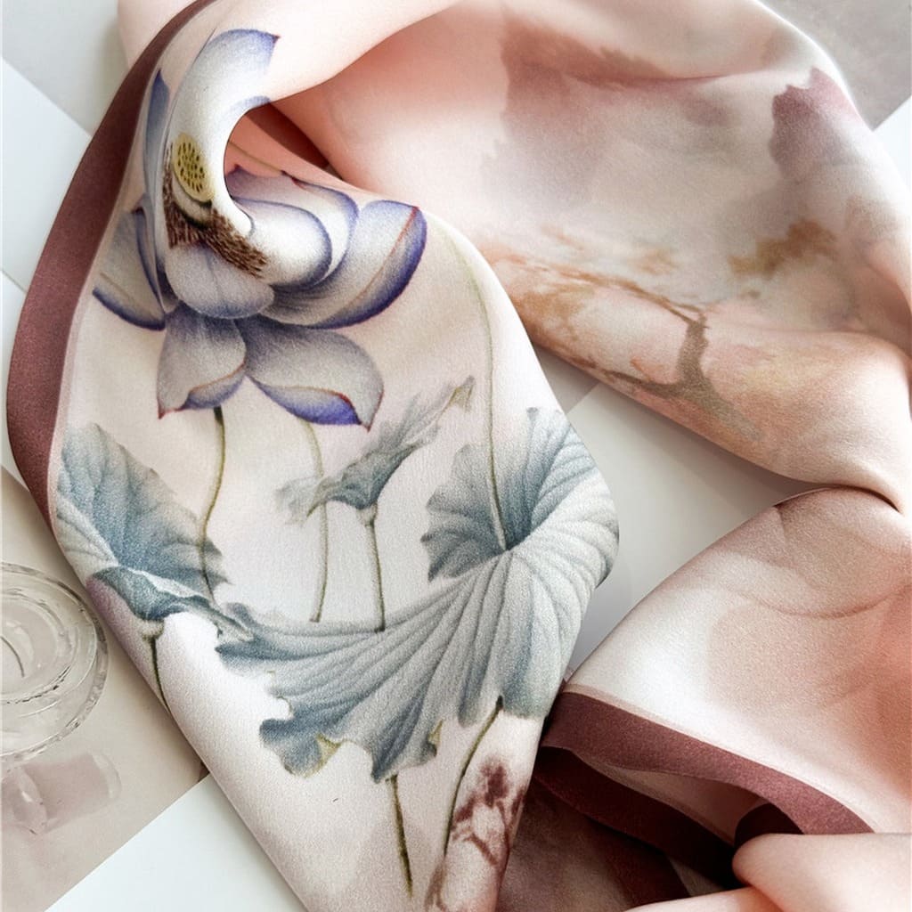 MaraSilk Pure Mulberry Silk Scarf - Ribbon Satin MS767