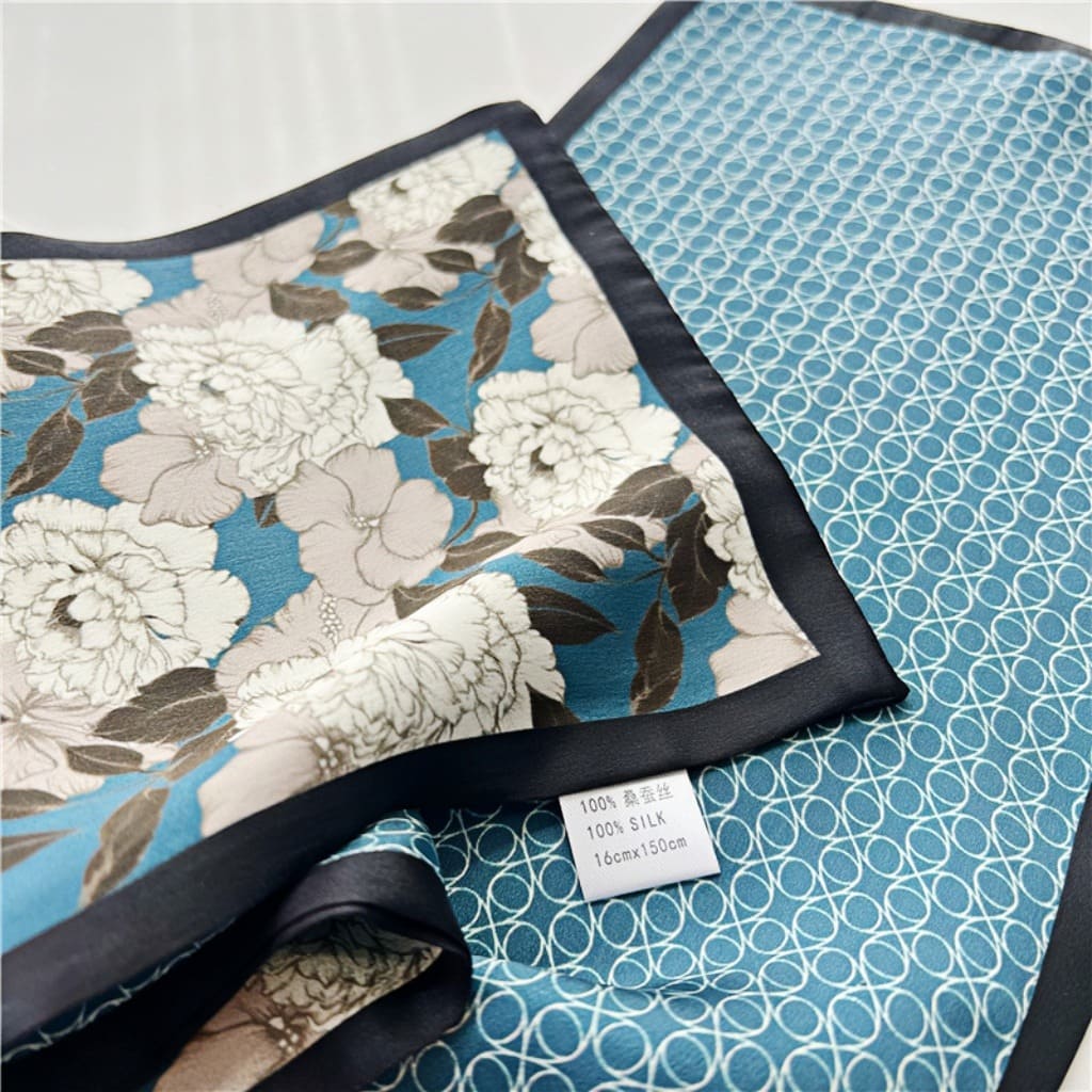 MaraSilk Pure Mulberry Silk Scarf - Ribbon Satin MS769