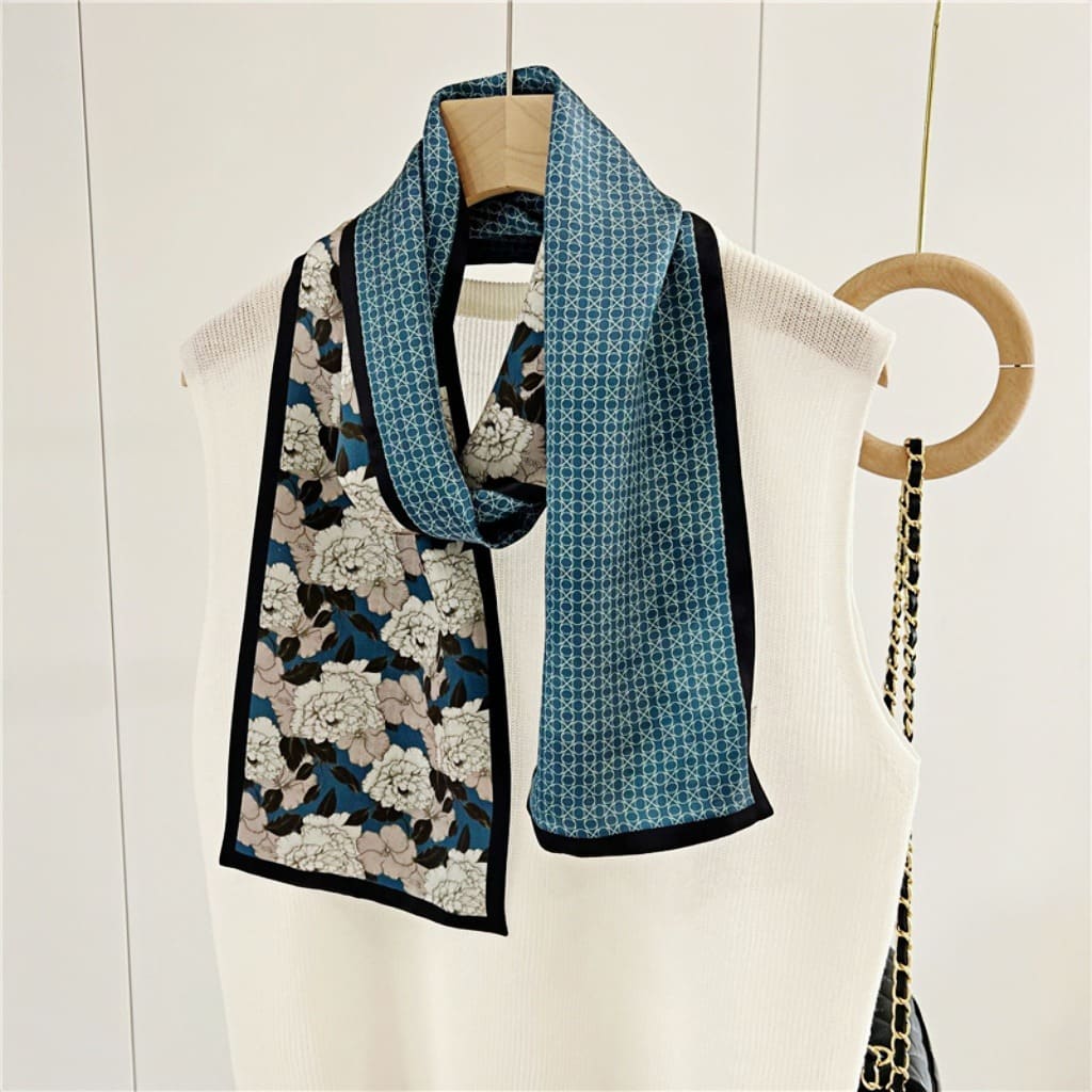 MaraSilk Pure Mulberry Silk Scarf - Ribbon Satin MS769 59" x 6" MS76901