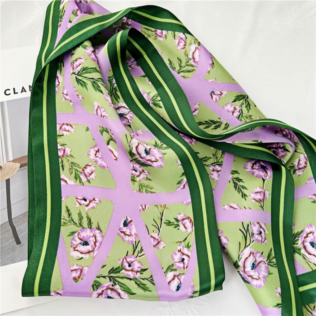 MaraSilk Pure Mulberry Silk Scarf - Ribbon Satin MS770