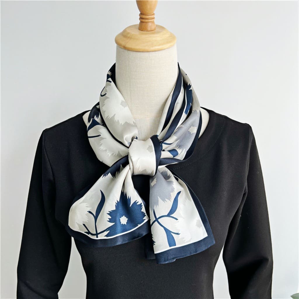 MaraSilk Pure Mulberry Silk Scarf - Ribbon Satin MS771 59" x 6" MS77101