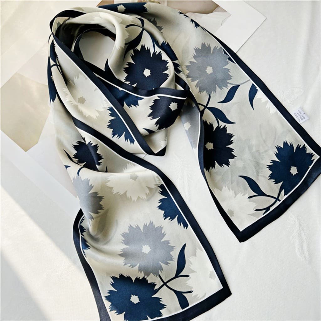 MaraSilk Pure Mulberry Silk Scarf - Ribbon Satin MS771