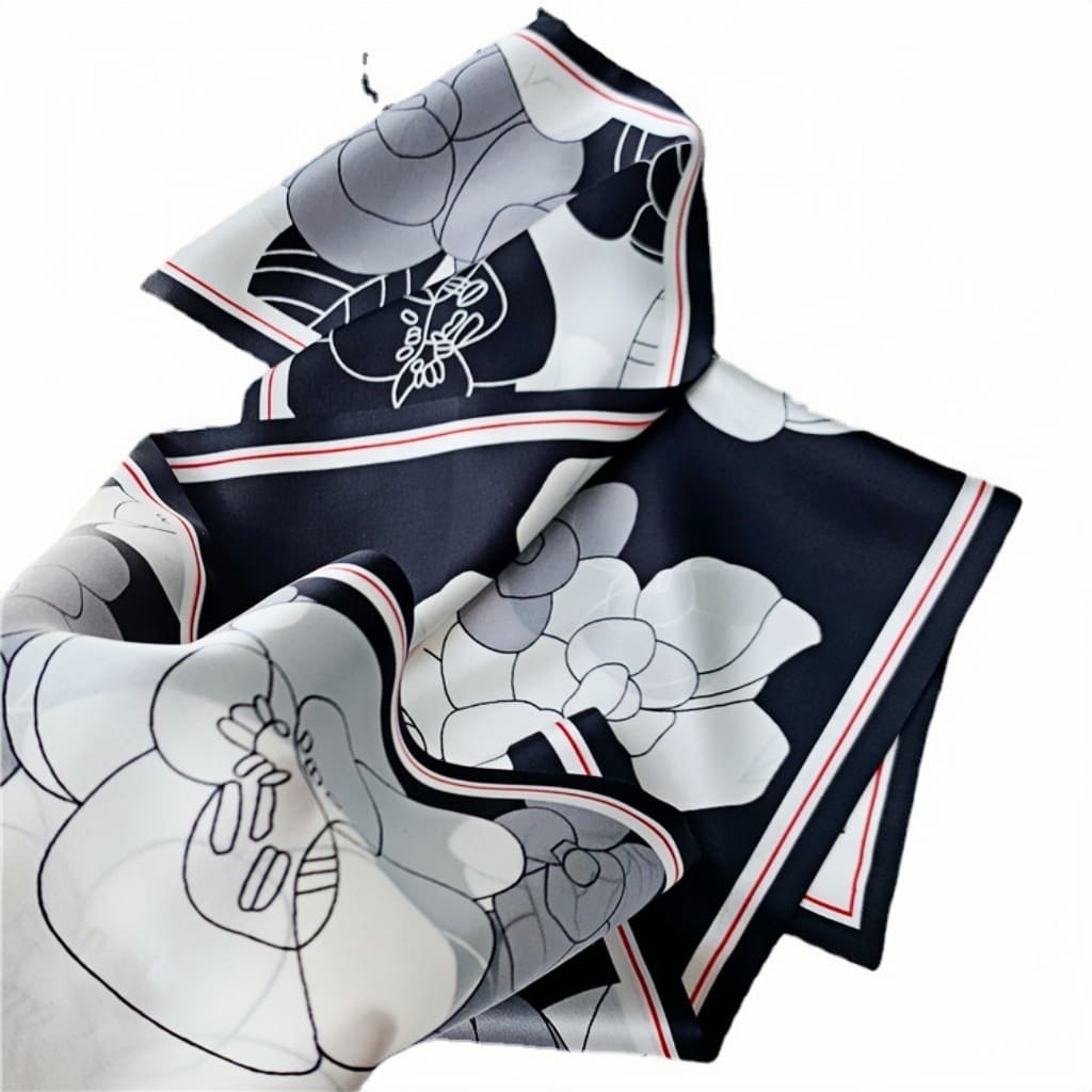 MaraSilk Pure Mulberry Silk Scarf - Ribbon Satin MS773