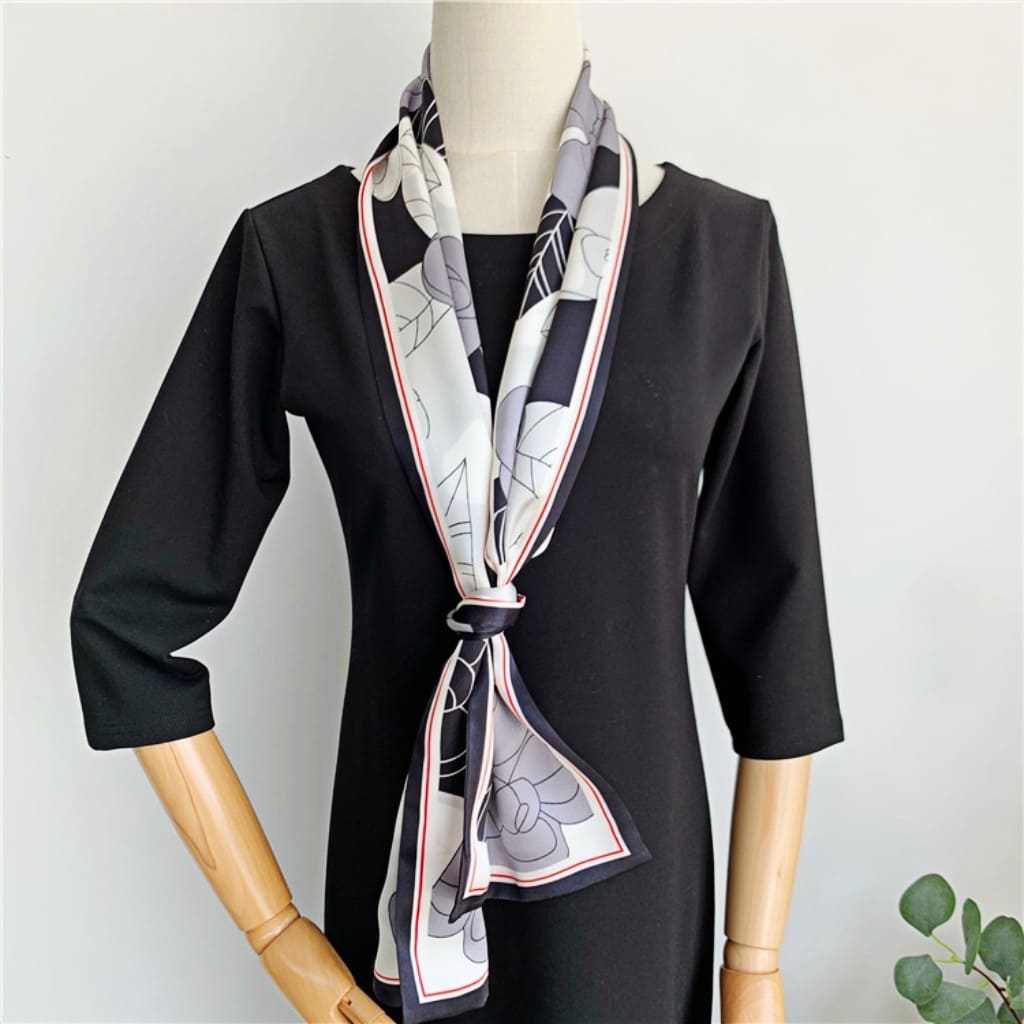 MaraSilk Pure Mulberry Silk Scarf - Ribbon Satin MS773 59" x 6" MS77301