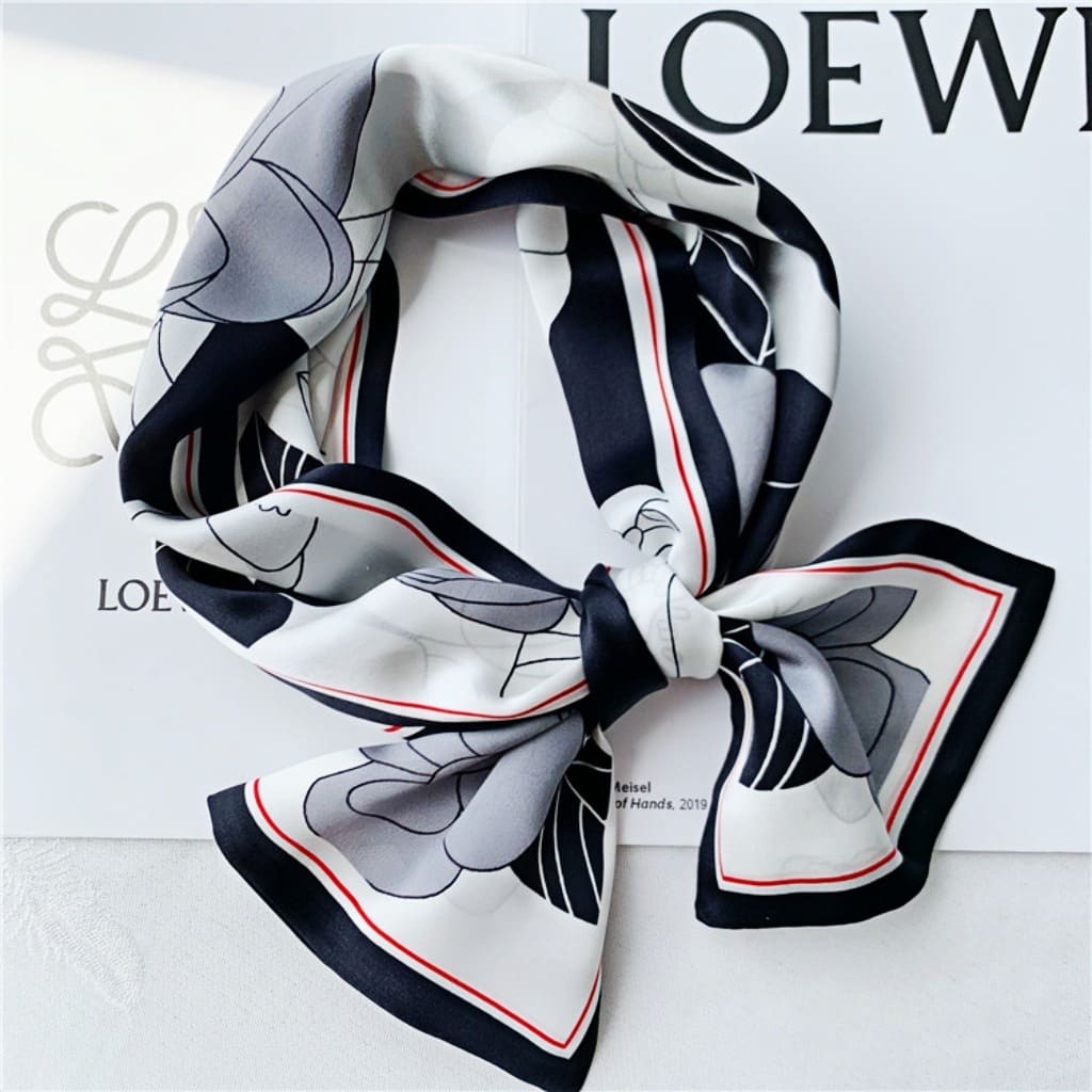 MaraSilk Pure Mulberry Silk Scarf - Ribbon Satin MS773